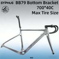 Syphus 2026 T1100 Carbon Bike Gravel Frame 700*40C Gravel Bike Frame Gravel Bicycle Full Hidden Cable Road Gravel Frameset