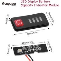 1/5 PCS 5S 18V 21V Battery Capacity Indicator Module With Power Display Battery Shell Battery Level Indicator Tester LED Display