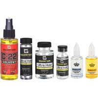 Walker Tape Ultra Hold Glue & C-22 Solvent Set, Strong Hold Adhesive + Fast Acting Remover, Complete Kit for Lace Wigs & Hair Sy