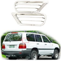 Chrome Car Accessories Plated Side Wind Hole Cover Paste Style For Lexus LX470 Toyota Land Cruiser LC100 FJ100 4700 1996-2007