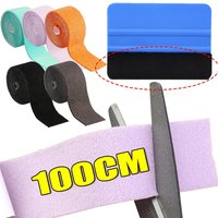 5Colors 100CM Squeegee Felt Edging DIY Adhesive Felt Tape Cut Car Color Change Film Squeegee Replacement Felt Pad Car Parts