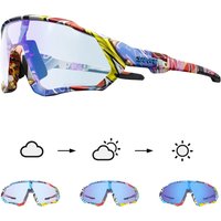 AliExpress kapvoe Kapvoe RED Photochromic Cycling Sunglasses Sports MTB Men Blue Photochromic Cycl Glasses Mountain Bicycle Goggle Eyewear 2026