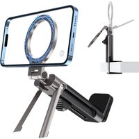 Desktop Magnetic Phone Holder 360 Degree Rotation Magnetic Suction Holder for Mobile Phone Desk Clamp Bracket Universal