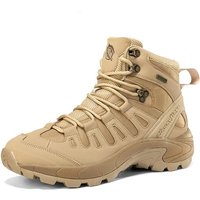 Winter Anti-slip Mens Boots Outdoor Leather Hiking Boots Breathable Men Desert Boots Comfortable Ankle Boots Men Work Shoes