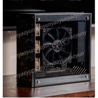 LP-P6 Mini ITX Chassis Full Aluminum CNC Machined Knife Card Case Support 1U Power Supply 4060LP Compact Desktop Computer Case