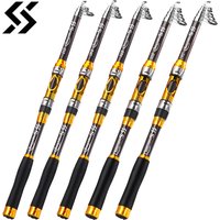 Sougayilang 2.1m-3.0m Spinning Fishing Rod Carbon Fiber EVA Handle Ultralight Carp Rod Fishing Pole for All Fishing Conditions