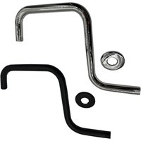 Shower Head Extension Arm 13inch Rise Gooseneck Risers Installs Shower Arm