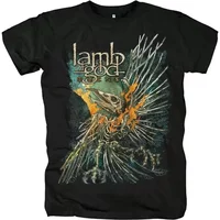 Lamb of God Heavy Metal Band Classic Poster Print T-shirts Men Women Harajuku Streetwear Y2K Cotton Tee Oversized Summer New Top