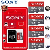 Sony-Mini carte mémoire Micro SD, haute vitesse, classe 10, 32 Go, 64 Go, 128 Go, 256 Go, U3, 4K, TF