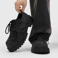 Men's shoes new four seasons versatile casual non-slip wear-resistant comfort outdoor shoes youth fashion thick sole tide shoes