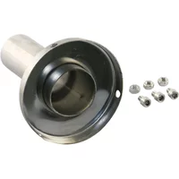 Universal car exhaust DB-killer sound control 76mm 89mm 102mm 114mm stainless steel muffler silence reduce noise