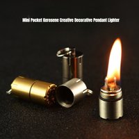 Mini Retro Lighter, Outdoor Pocket, Portable Flint Machine, Ultra Small Fingertip Capsule Lighter, Men's Small Tool