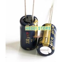 10Pcs FC Blue Gold Audio Fever Capacitor 25V330UF 8X15 can replace 330UF16V