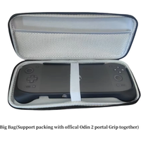 Portable Carrying Case Shockproof Travel Case for Ayn Odin2 Portal Grip Silicone Case Storage Bag Game Console Protective Pouch