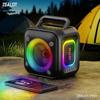 Zealot-PT01 Bluetooth-Lautsprecher, ultra-tragbar, bis zu 12 Stunden Spielzeit, IPX6 wasser- und staubdicht, kraftvoller Klang für den Außenbereich
