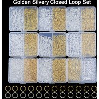 Boxed 4/5/6/7/8/10mm Gold Color Silver Open Jump Ring Necklace Bracelet Connectors For Diy Jewelry Making Keychains Accessories