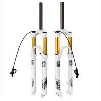 AliExpress Bike front fork 120mm travel magnesium alloy air fork ultralight shock absorption 26 27.5 29 inch disc brake suspension frame