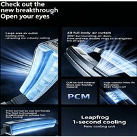 2026 New Ice Cooling Waist Fan Bladeless Portable USB Rechargeable Wearable Cooler for Outdoor Work Sports