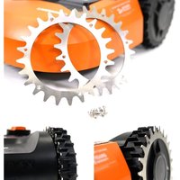 2 szt. Kolce trakcyjne ze stali nierdzewnej kompatybilne z Worx Landroid M500 M700 M800i M900 M1000 M1200i S300 S450i S500i S700i, części zamienne do kosiarek.