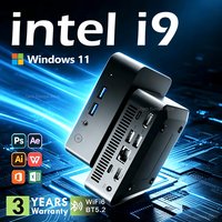 Intel Core i9 10980HK N150 Minipc Windows 11 16GB 32GB RAM 1TB 2TB SSD Portable Gaming BT5.2 WiFi6 MINIPC Computer Laptop Bag