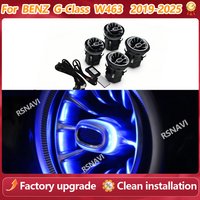 8/64 Colour LED Air Vent For Mercedes Benz G-Class W464 W463 G63 G500 G550 2019-2025 Turbine Nozzle Decorative Lamp Upgrade