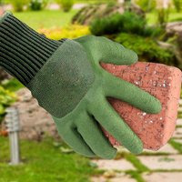 Garden Work Yard Gloves Thorn-Proof Gardening Gloves Digging Hand Protection Outdoor Puncture-Resistant Waterproof Work Tools