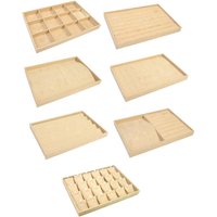 Sac kleinen stapelbare Schmucks chale für Schubladen Vitrine Aufbewahrung koffer Organizer Box