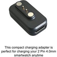 MCP2400 USB-C Port Magnetic Charging Adapter Transfer Head Replacement For 2 Pin 4.0mm Smart Watch