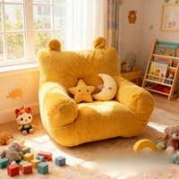 Mini Kids Sofa Cute Minimalist Baby Beanbag Chair 505045CM Complete with Stuffing Living Room Reading Chair