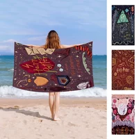 Boys-potter-Harries Logo Beach Towel Cartoon Cute Summer Large Bath Pool Beach Towel Microfiber Absorbent for Swimming Travel