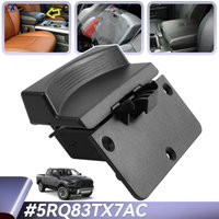 5RQ83TX7AC Car Center Console Armrest Latch Lock Knob Accessories Auto Interior for Dodge Ram 1500 2500 3500 4500 5500 2013-2018