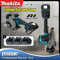 Makita Brushless Cordless Circular Saw 150mm Blade Portable Wood Metal Cutting Saw Home Construction Power Tool for 18V Battery