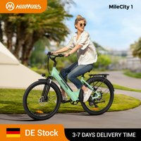 HillMiles MileCity 1 26-inch Step-Through Electric Bicycle E-bike with Autonomy Up to 120 km, 250W Motor, 36V 13Ah Battery, 25 km/h, 7 Speed Gearbox, disc Brakes, Electric bike for Urban Commuting,