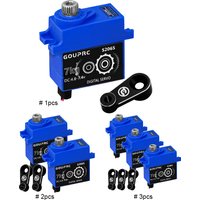 7KG Waterproof RC Digital Micro Servo with Servo Horn Metal Gear Servo Digital Servo for 1/10 RC Crawler Car SCX10 III TRX4 TRX6