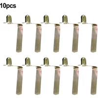 10pcs Diameter 6mm Kayak Paddle Tent Awning Pole Push Solid Button Spring Snap Clips Locking Tube For Tent Pole Kayak Paddle 6mm