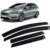 Window Visor for FORD FOCUS MK3 WAGON 5-DOOR 2012 2013 2014 2015 2016 2017 2018 Wind Deflectors Rain Guards Door Visor Shades