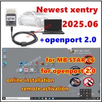 2025.06 Full Xentry Software Vediamo DTS-Monaco WIS EPC Starfinder Online-Installation + Tactrix Openport 2.0 OBD2 OBD 2-Scanner-Tool
