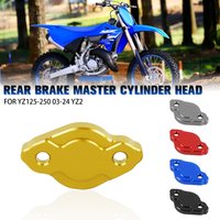 Brake Fluid Reservoir Cover For YAMAHA YZ125 250 YZ 250F 250X 250/450 FX WR250F XT250 Motorcycle Rear Brake Master Cylinder Cap