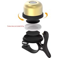 AliExpress NONE Bicycle Brass Bell For AirTag Case Anti-Theft Waterproof Bike Mount Bicycle Bell For Air Tag GPS Tracker Under Bike Bell Holder