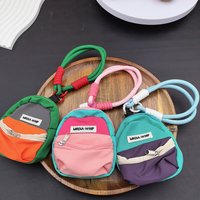 Mobile Phone Lanyard Short Lipstick Cute Loose Change Small Bag Pendant Anti-Loss Hand-Woven Key Headphones Bank Card Bag