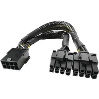 GPU Cable Splitter Pure Copper 8 PIN to Double 8Pin 6+2 Convert Wire Female to Male Line Graphics Card Power Extend Cord Adapter