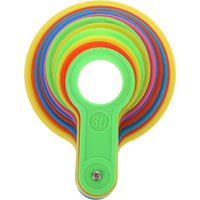 30-120mm Plastic Fruit Measuring Lap Diameter Gauges Measuring Circle Ruler Size Measurement Tool Citrus Grading Equipment