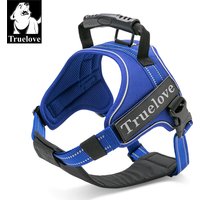 Truelove Dog Harness No-Pull Reflective Stitching Night Visibility Outdoor Adventure Big Dog Harness Match Puppy Vest TLH5753
