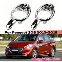 For Peugeot 208 2012 2013 2014 2015 2016 Fog Lamp Front Bumper Frame Decorative Frame Car Accessories 1608110880 1608111480