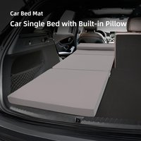 Matelas de voyage pliable portable pour voiture, accessoires de lit de repos simple pour voiture, pour les voyages en voiture et les activités de plein air