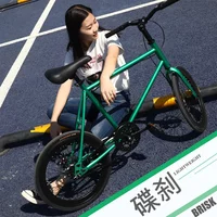AliExpress NONE Bike Camping Roadbike Bicycle Cycling Live Fly Dual Disc Brake 20 Inch Road Bike Adult Men Women Student Bike