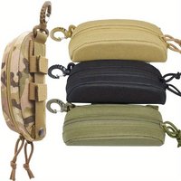 Tactical MOLLE Eyeglass Case Hunting Shockproof Protective Goggles Box Portable Outdoor Sunglasses Case-1000D Nylon