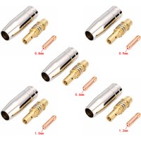 3pcs Binzel 15AK Conductive Tip Welder Nozzle Part For MIG Welding Torch Welding 0.6/0.8/0.9/1.0/1.2mm Welding Accessories