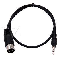 High Quality 3.5mm Male Stereo Jack To Din 5 Pin Din MIDI Male Plug Audio Extension Cord Cable 0.5/1.5/3M For Microphone Adapter