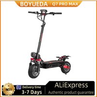 Trottinette électrique BOYUEDA Q7Pro Max, batterie 52V28AH, contrôle par application activé par NFC, pneus silencieux, trottinette électrique